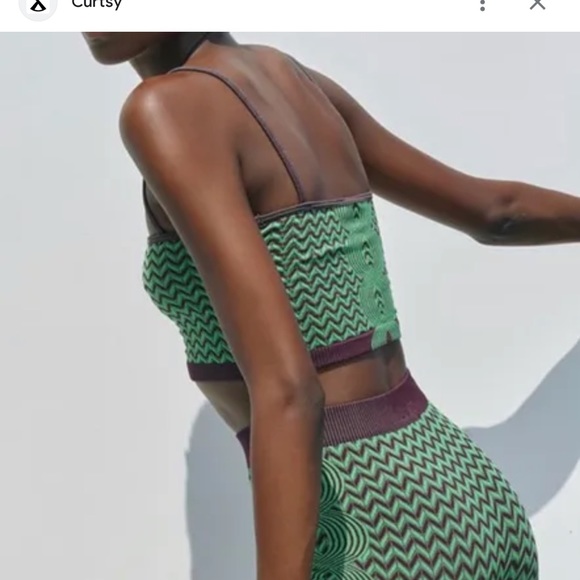 Zara knit tank crop top - size m/l - Picture 5 of 7